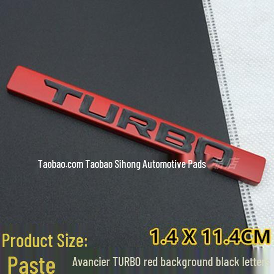 URV Avancier 4WD Turbo 2.0T Metalen Achterembleem
