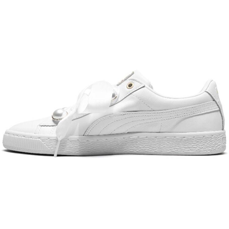 PUMA Suede Platform Bling White Womens 366732-01 38.5