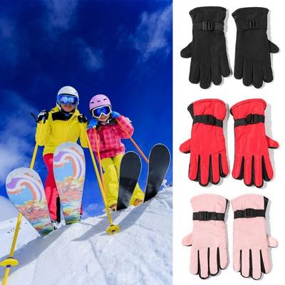 1 pár zimní voděodolné teplé dospělé děti Chlapci Dívčí rukavice Lyžařské Dětské rukavice Snow Outdoor