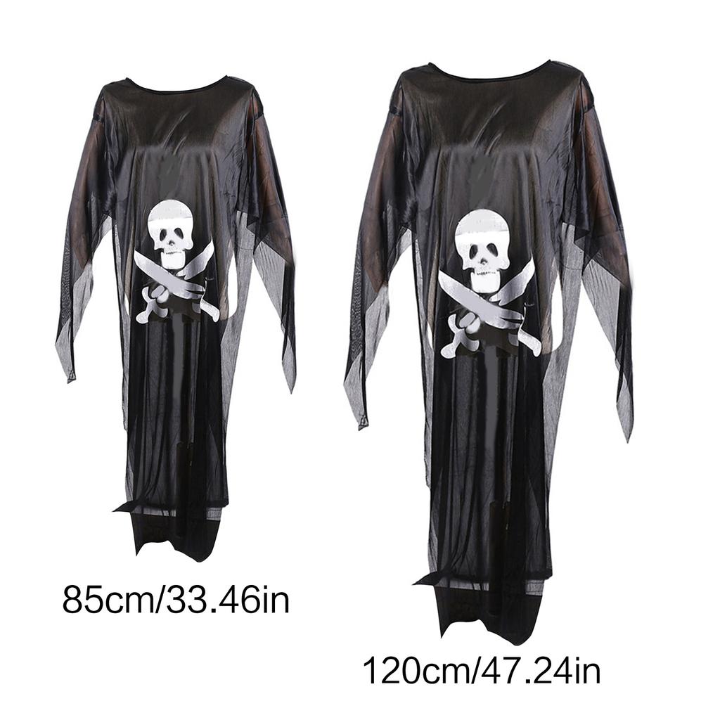 Mesh Skeleton Poncho Scary Skull Bone Cape Halloween Skeleton Costume Halloween Cosplay Costume Halloween Poncho