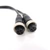M12 4Pin Aviation Head To  Male Female To 2 Way Male Female Aviation Head Wire Extension Y Splitter Cable Adapter Connector