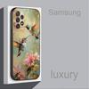 Bird Hummingbird Colorful For Samsung S 25,24,23,22,30,21,10,9,Ultra,Plus,Lite,FE,4,5G Black Soft Case Phone Case