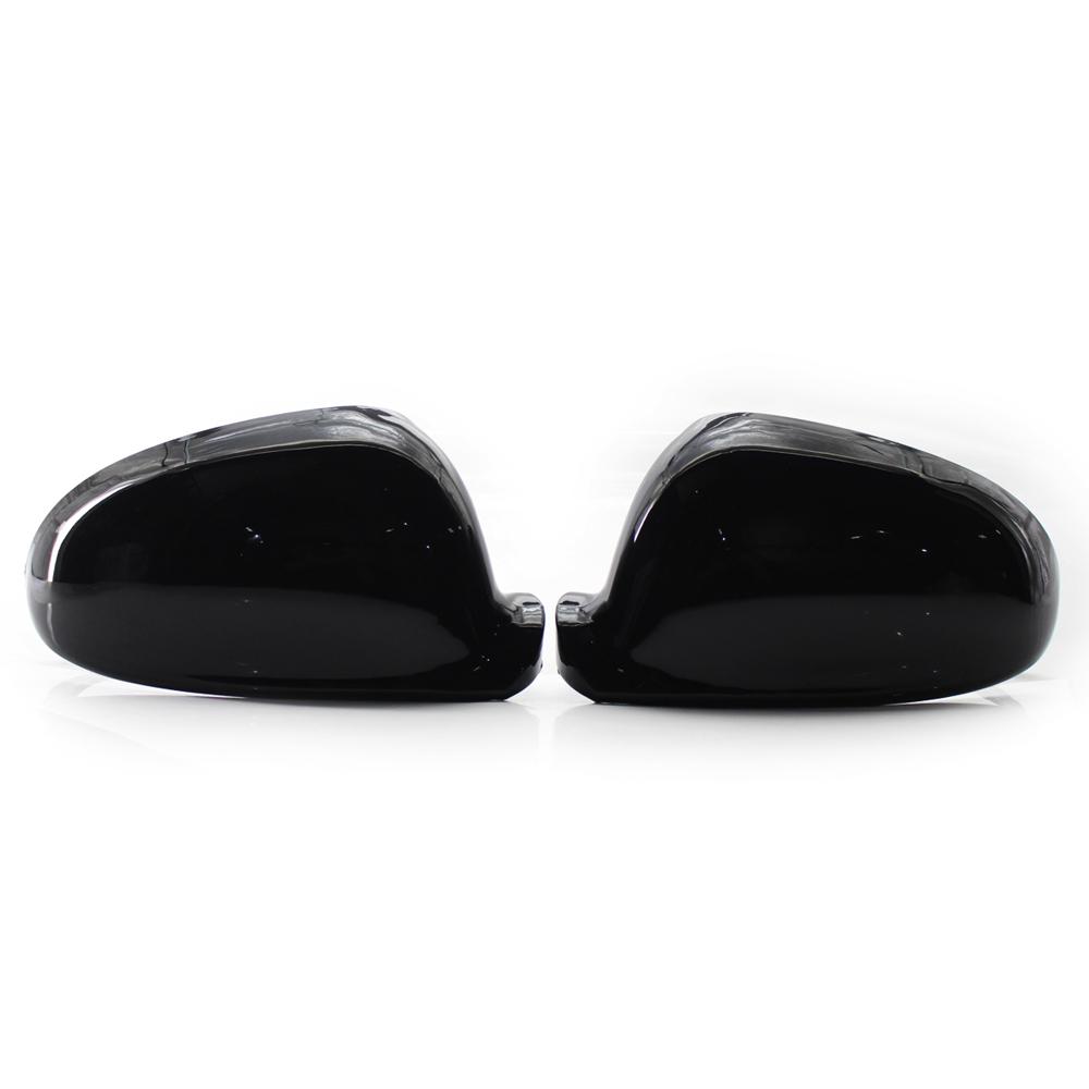 Rearview Mirror Covers For Golf MK5 GTI Jetta 5 Passat B6 B5.5 ABS Carbon Fiber Gloss Black gloss black