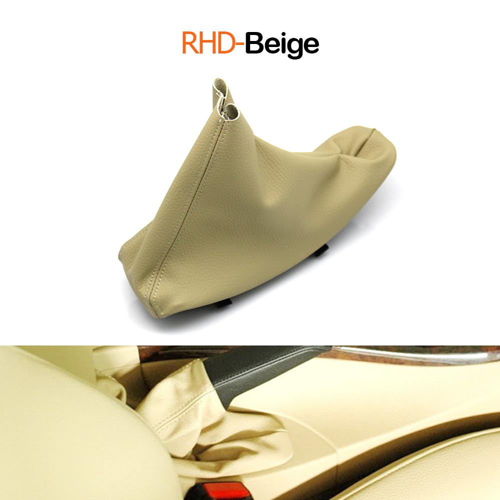 Car Handbrake Brake Handle Leather Lever Gear Frame Cover For BMW 3 Series E90 E91 E92 E93 2005-2011 34427900777 34427155624