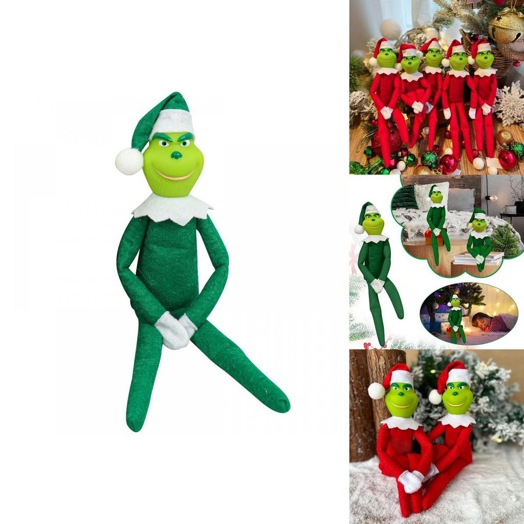 Decorações de Boneco Grinch de Natal Macias Confortáveis E Perfeitas Como Enfeites e Presentes de Feriado