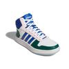Adidas Neo Mid Splicing Shock Absorption Non-Slip Wear-Resistant Retro Basketball Shoes Women Sneakers White Blue Green GY5900