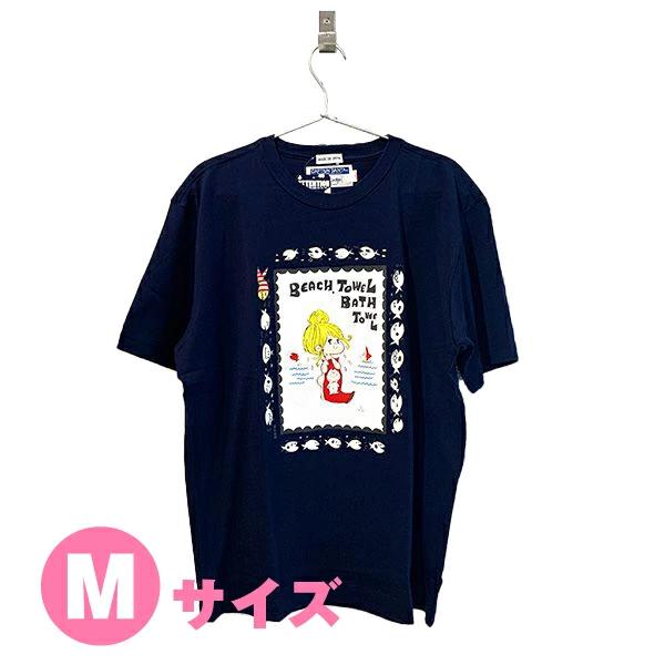Mizumori Ado Captain Santa Collaboration T-shirt Navy M Apparel