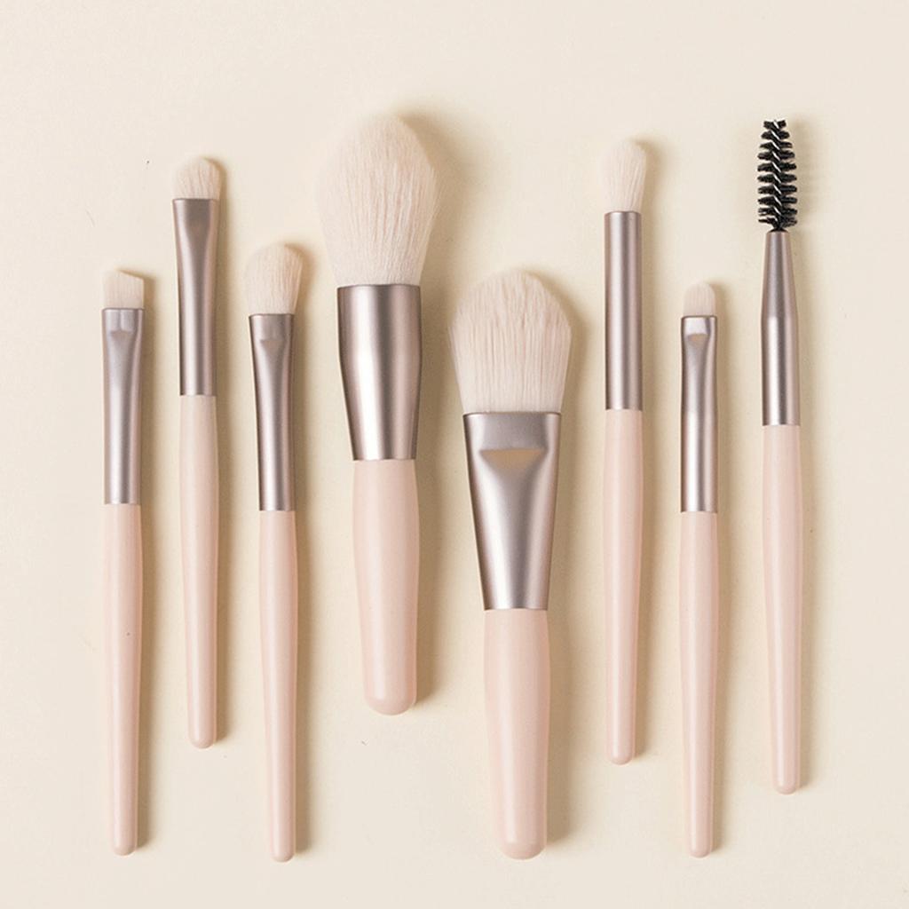 8-teiliges Make-up Kosmetik Pinsel Set Rougepinsel / Foundationpinsel / Lidschattenpinsel / Halo Dye