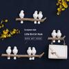 Handcrafted European-Style Small Bird Wall Hook for Keys & Coats