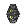 Diesel Mr Daddy 2 Black Camo Leather 4-Time Zone Chronograph Watch DZ7311