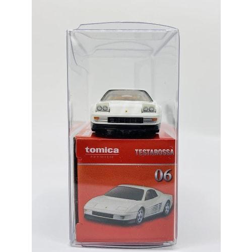 Premium Tomica 2-Tier Clear Case, Fits 2 Tomicas, Compatible with Tomica 50th Anniversary Models, Display Case (15 Cases) AS-CKS-MD15
