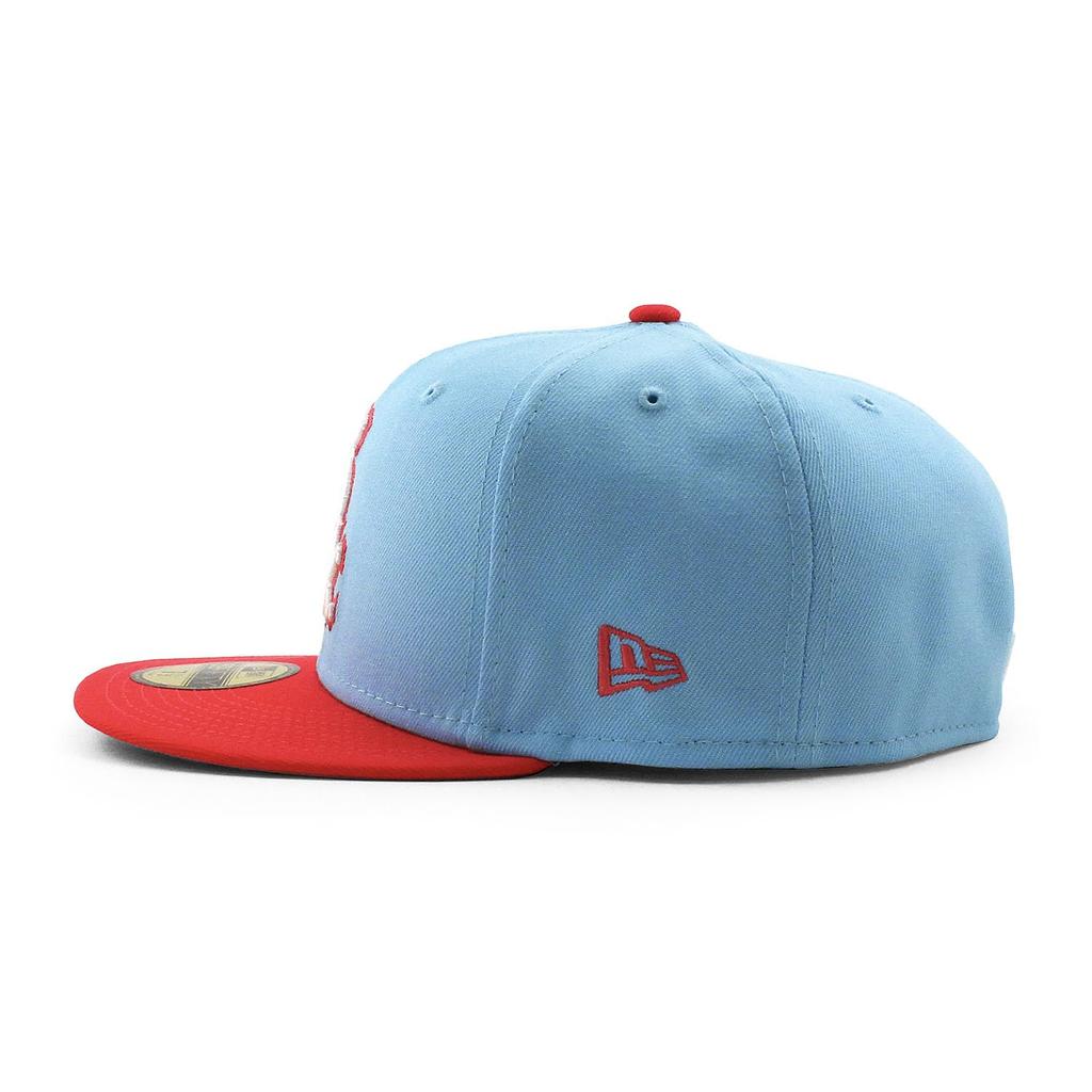 [New Era] Cap 59FIFTY Chicago White Sox MLB FITTED CAP CHICAGO WHITE SOX Light Blue 5950 Hat Size 7-34 [Used]