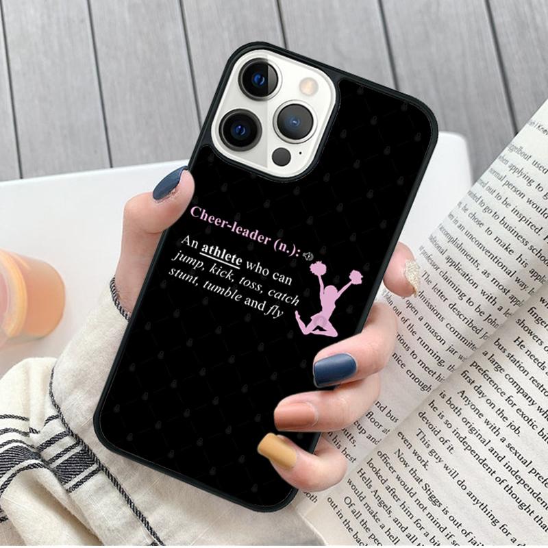 Cute And Funny Cheerleading Cheerleader Phone Case for iPhone 17 Air 16 15 14 12 13 PLUS 11 PRO MAX Cover