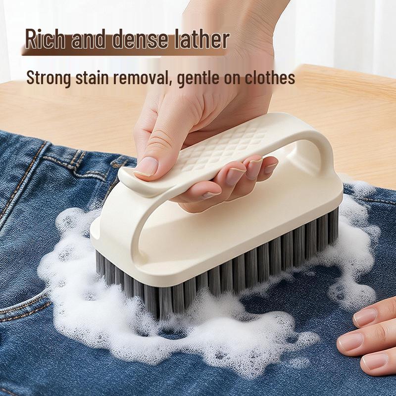 Multi-Functional Soft Bristle Shoe and Clothing Cleaning Brush for Household Use