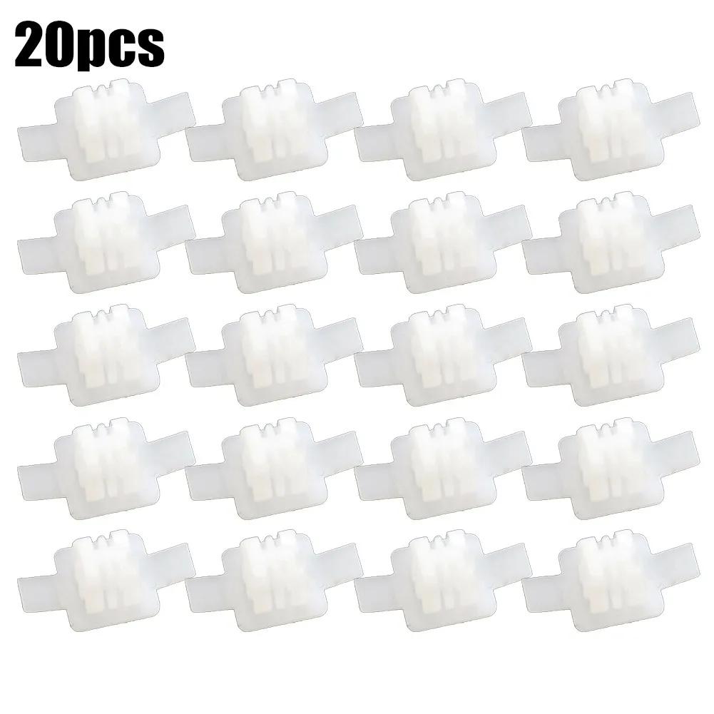 20PCS Fit For HONDA 8th Gen Civic & 3rd Gen -CRV Wheel Arch Trim Clips Surround Exterior Front Wing Plastic Auto Fastener