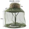 Hat Bee Keeping Protective Mosquito Net Hat Insect Mesh Hat Anti Bee Hat Outdoor Fishing Sun Cap