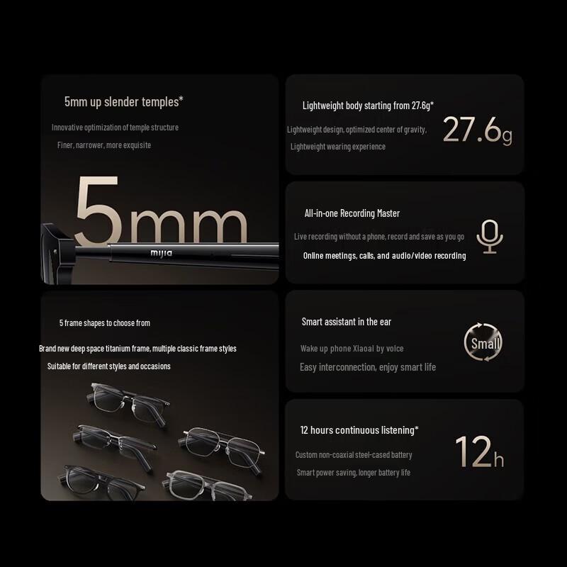 Xiaomi Mijia Smart Audio Glasses 2