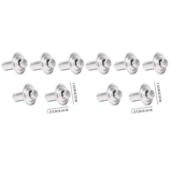 Motorrad Aluminiumlegierung Schraubclip 6mm Spreizclip Dekorative Karosseriemodifikation und Ersatzclip Schraubmuttern