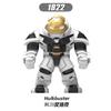 Marvel Mini Blocos de Montar Figuras Super-herói Hulk Homem de Ferro Mecha Montado Figura de Bloco de Montar Brinquedo Presente de Aniversário para Crianças