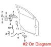 Front Right Door Lock 04589416Ag For Dodge Caliber Jeep Compass Patriot 2007-2009