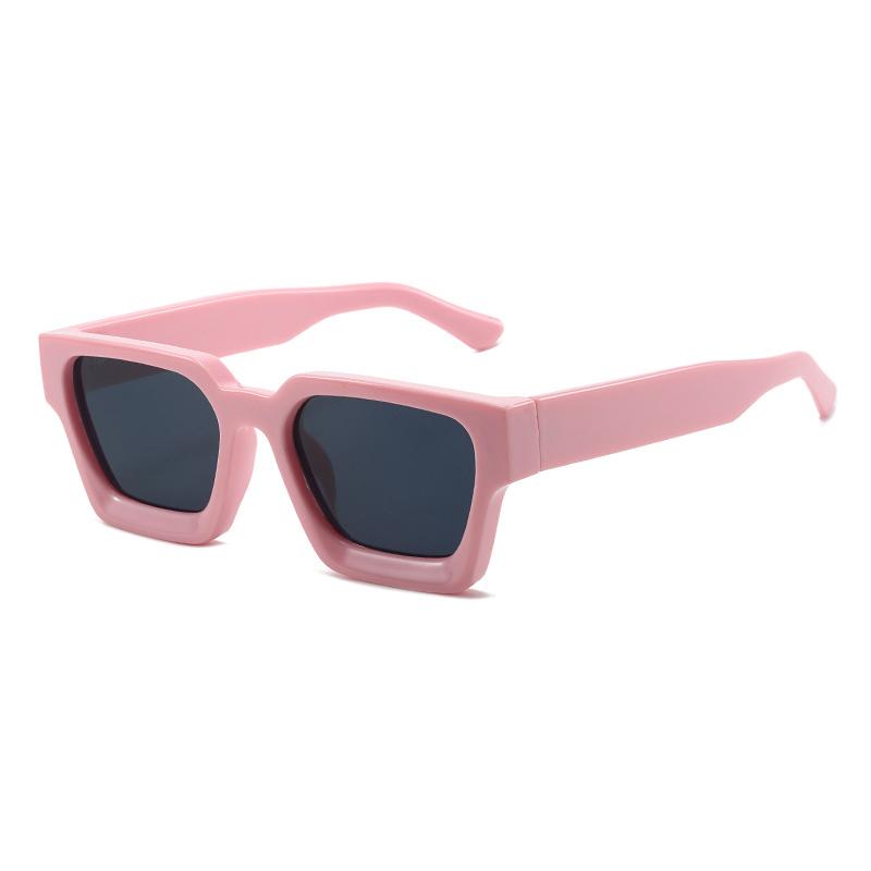 SHAUNA Ins Beliebte Damen Quadratische Sonnenbrille Retro Herren Getönte Gläser UV400