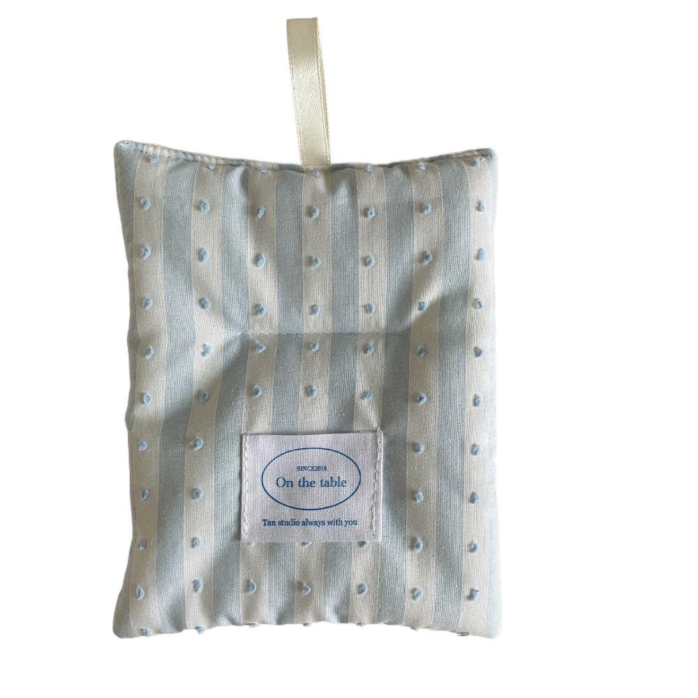Ins Style Grid Pattern Coaster Portable Cotton Cloth Insulation Pad Drink Coasters  Home Decoration