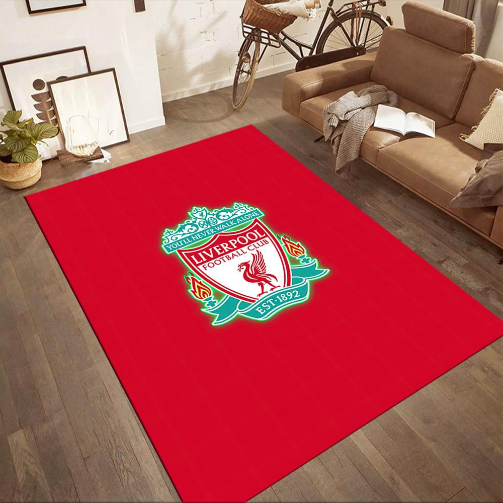 Liverpool Football Club Area Rug Suitable For Study Room Bedrooms Hallway Kitchen Antislip Carpet Anime Office Decor Wedding Party Gift