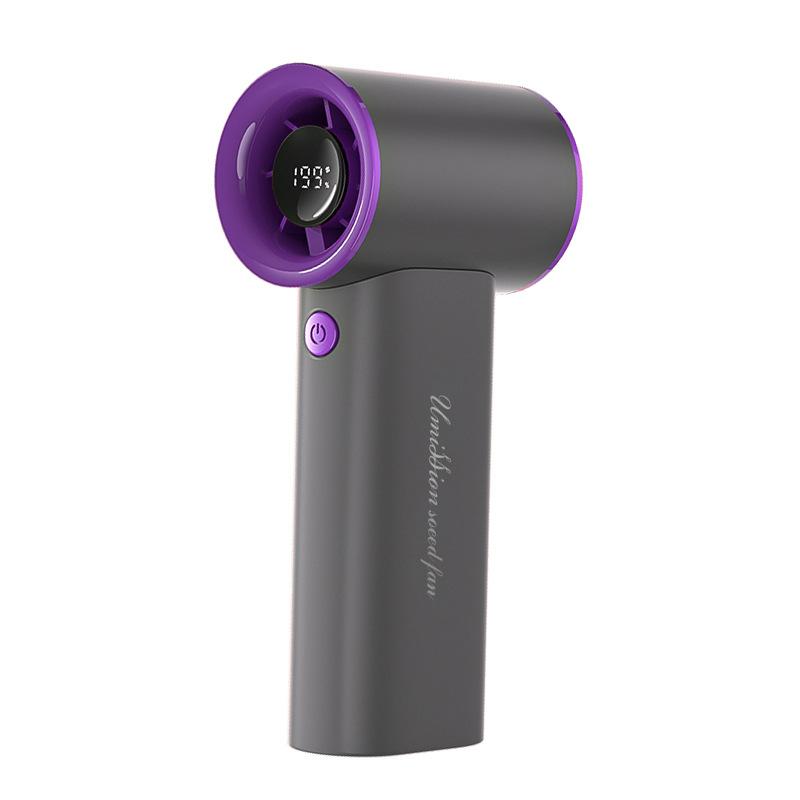 

Мини-ручной вентилятор 4000 мАч 199 скоростей, уличный портативный высокоскоростной турбо-вентилятор с USB-зарядкой