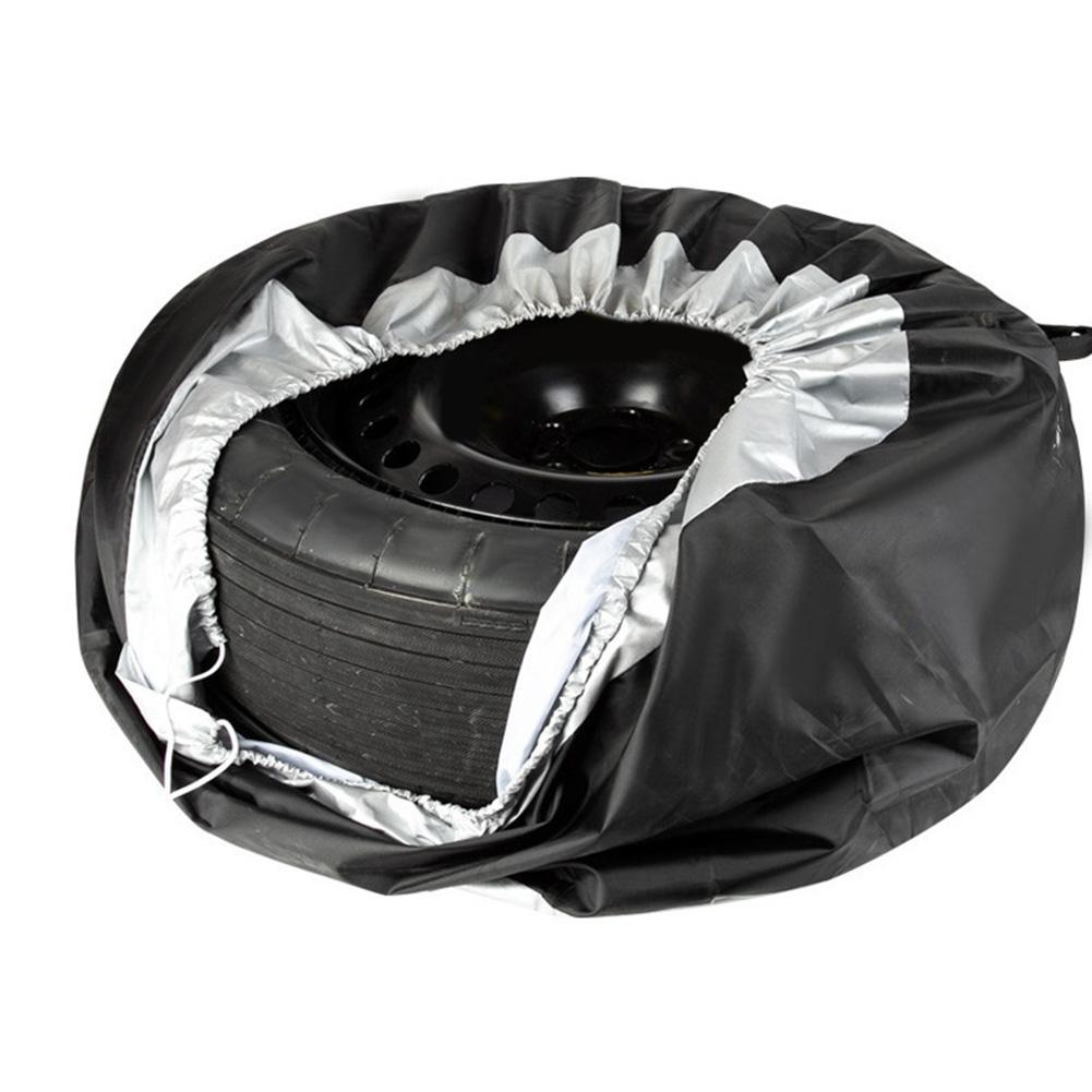 Tire Cover Wheel Storage Bag Spare Tire Protector Drawstring Installation