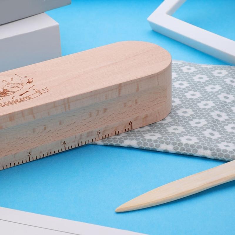 Seam Roller, Wood Tailor Clapper Tool Seam Flattening Tool Accessory with Comfortable Handle for Quilting for Craftsmen