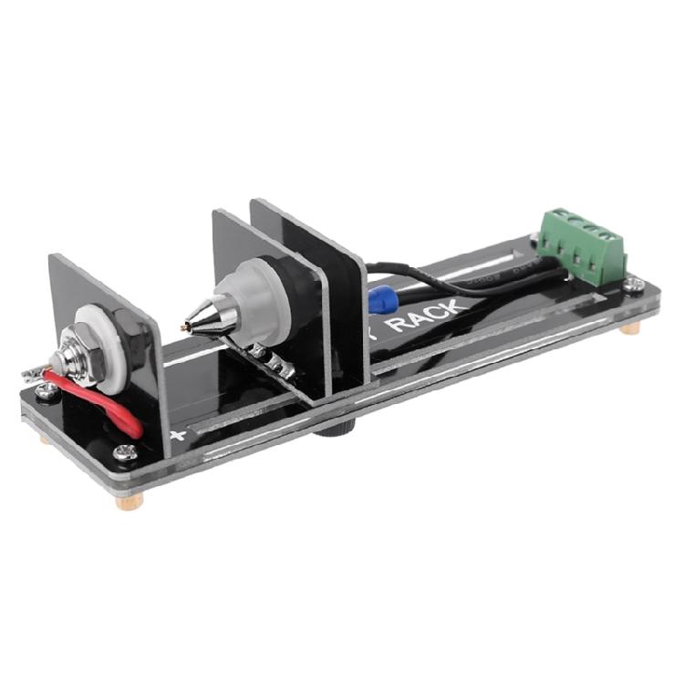 4 Wire Battery Holder Battery Resistance Capacity Test Holder Easy to Carry for 18650 26650 21700 3A Batteries