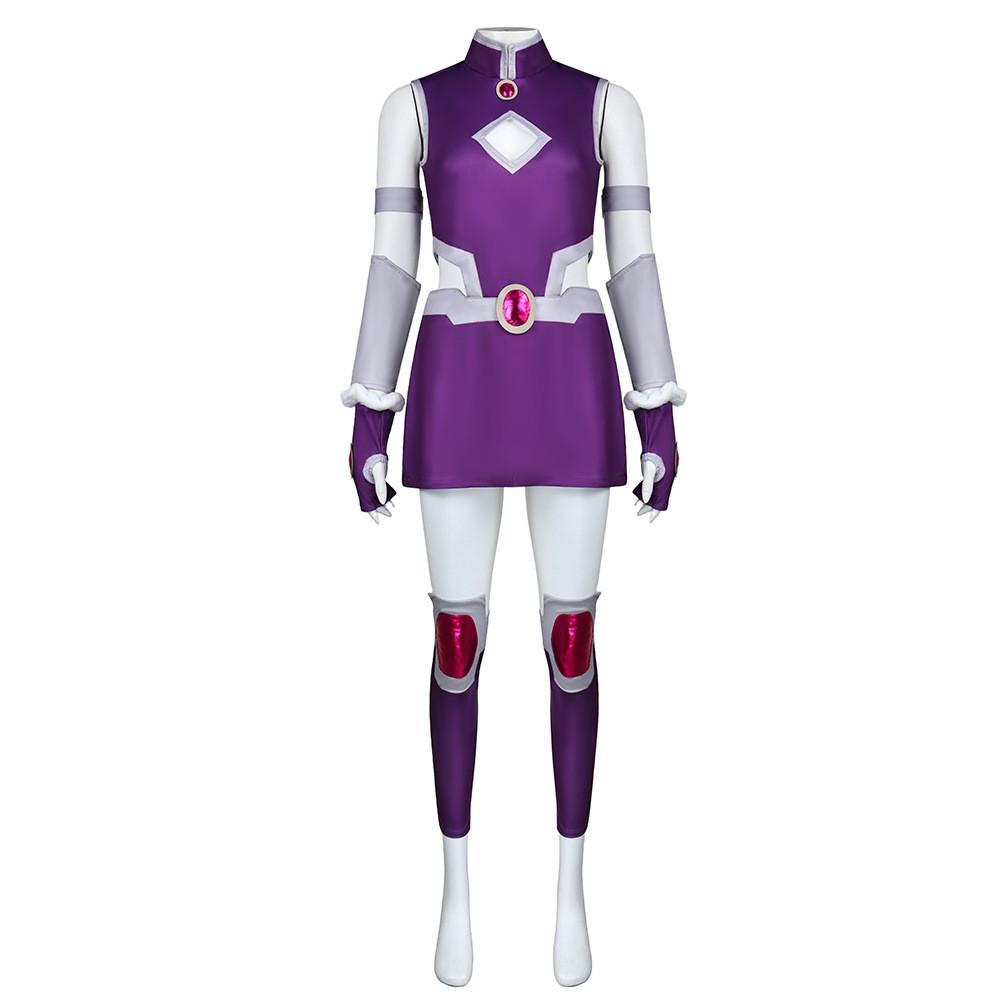 Teen Titans Cosplay Costume With Polyester Material For Anime And Game Role Play