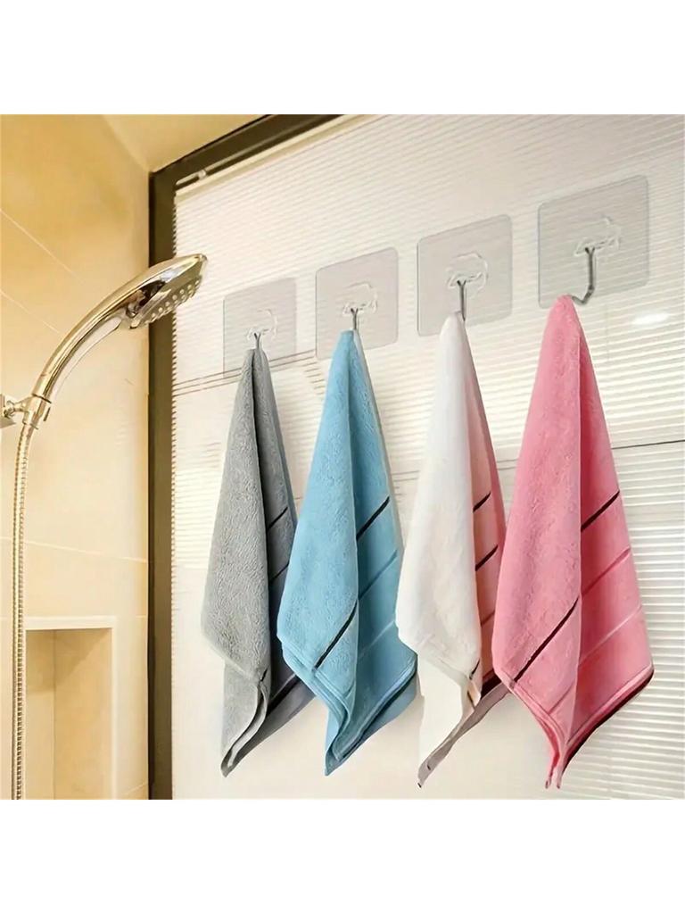 10/30PCS Transparent Seamless Adhesive Hooks, Strong Wall Mounted Hooks, Photo Frame Traceless And N