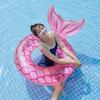 Mermaid Tail Swim Ring Thickened Children's Lifebuoy Adult Water Toy Backrest Mermaid Swim Ring Pvc 0.25 Thickness
