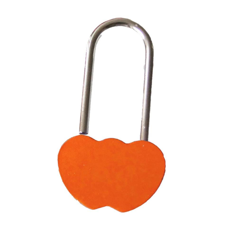 Love Without Key Heart Shape Couples Anniversary Wish Lock Wedding Gifts Keepsake Love Padlock