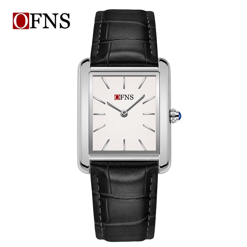 Oufani Women's Waterproof Roman Square Quartz Wristwatch