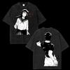 Toji Fushiguro Anime Washed Oversized T-Shirt Men Women Jujutsu Kaisen Shibuya Incident Culling Graphic Streetwear Short Sleeve Female Male Clothing