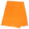 Excellent HERMES shawl New Libris Orange cashmere Women 262494S Used