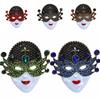 Big Vintage Face Brooches Pins For Women 5-Color Beautiful Rhinestone Figure Party Brooch Gifts