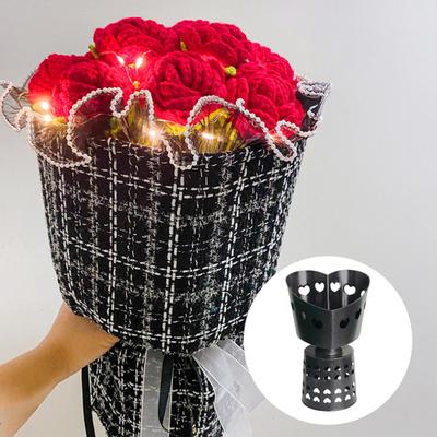 Blumenbefestigungshalter Künstlicher Blumenständer Verpackungsständer für Blumensträuße für Floristen DIY-Zubehör für Blumengestecke Leichte Blumenbasis