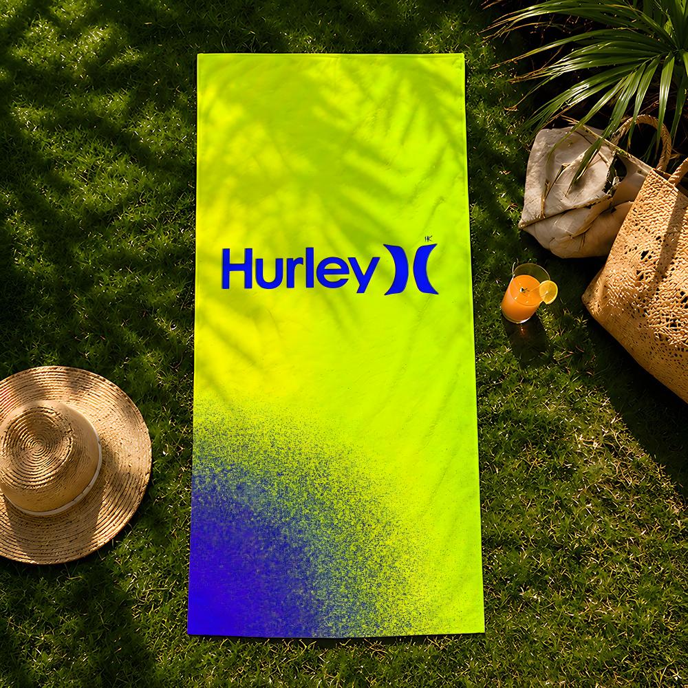 Marke H-Hurley Handtuch Strandtuch, schnell trocknendes saugfähiges Badetuch für Schwimmen, Fitnessstudio, Camping, Outdoor