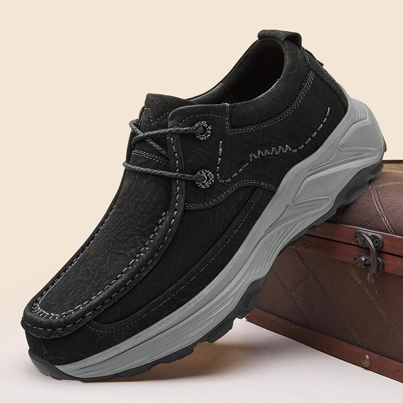 Schnür-Wanderschuhe Retro-Stil Freizeitschuh Herren Luxusmarke Wanderschuhe Komfortable Laufschuhe Klassische Outdoor-Sneaker