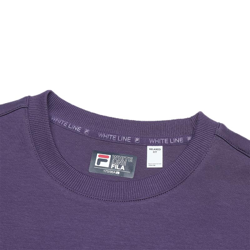 FILA Fashion Casual Treehouse Hoodie Men hoodies Dark-Night-Purple F11M518208FDP