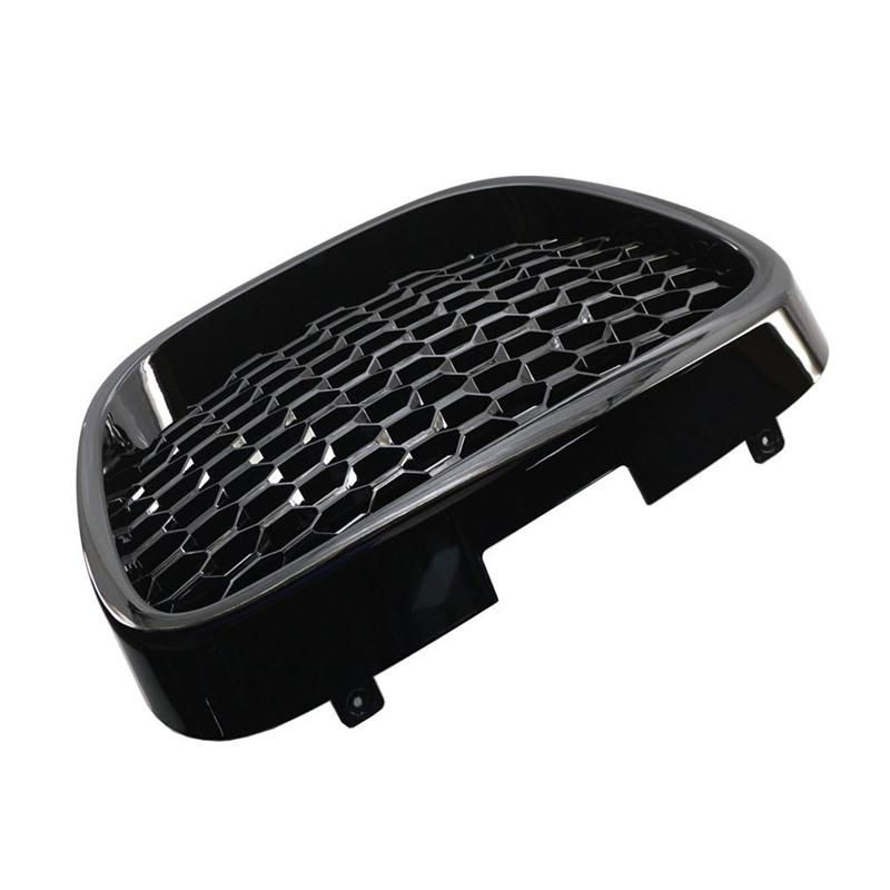 Front Bumper 1P0853654A Honeycomb Grille Mesh For Seat Leon MK2 1P Altea Toledo Mk3 2004-2009 BPPPGR36 Badgeless Design