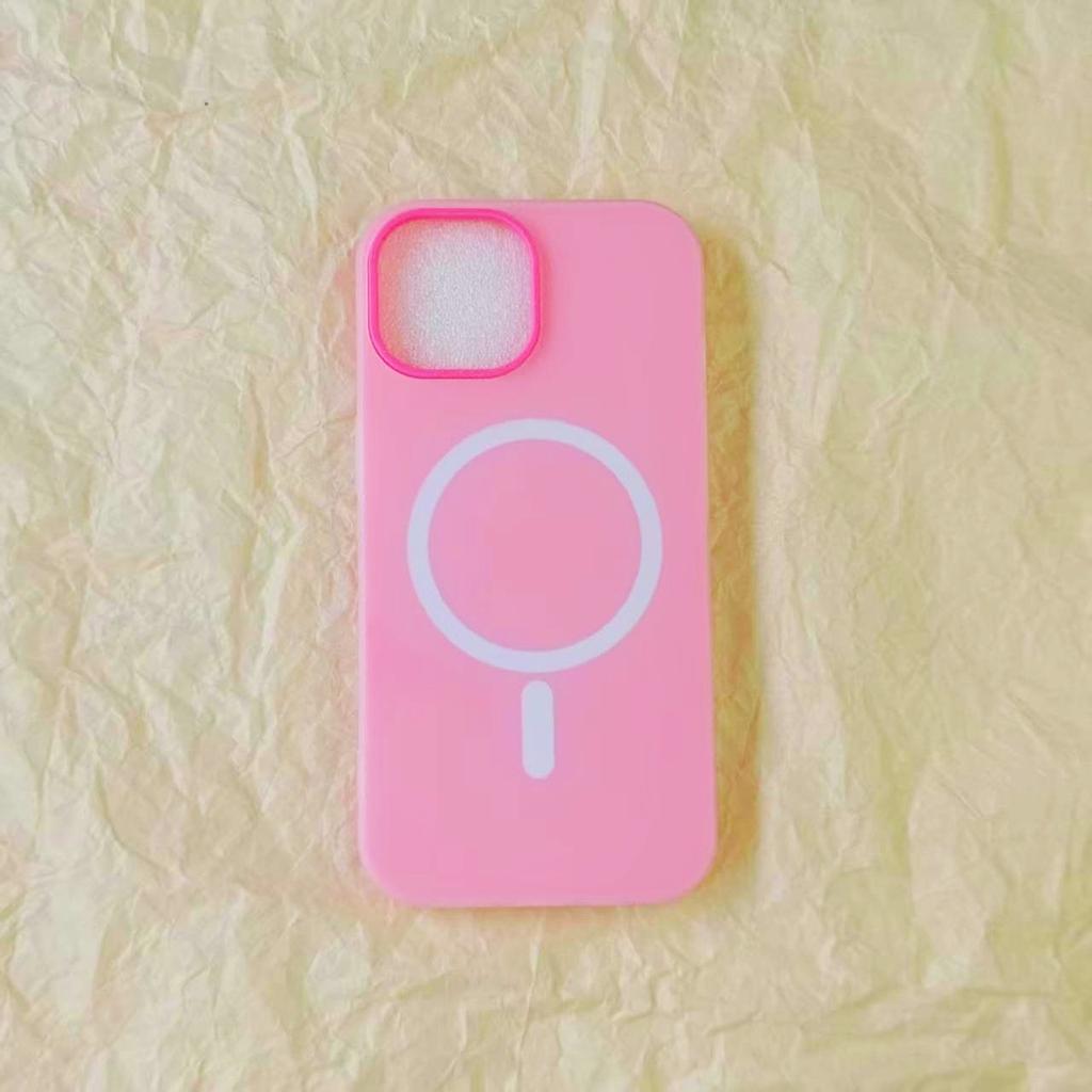 Matte Feel Magnetic Phone Case for Apple 16/15/14 Pro Max, Shockproof and Anti-Slip Phone Cover, Custom Material