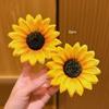 Sommer Sonnenblume Haarspange Süße Gelbe Blume Große Haarnadel Kantenklemme Damen Mädchen Mode Haaraccessoires Strand Kopfschmuck Geschenke
