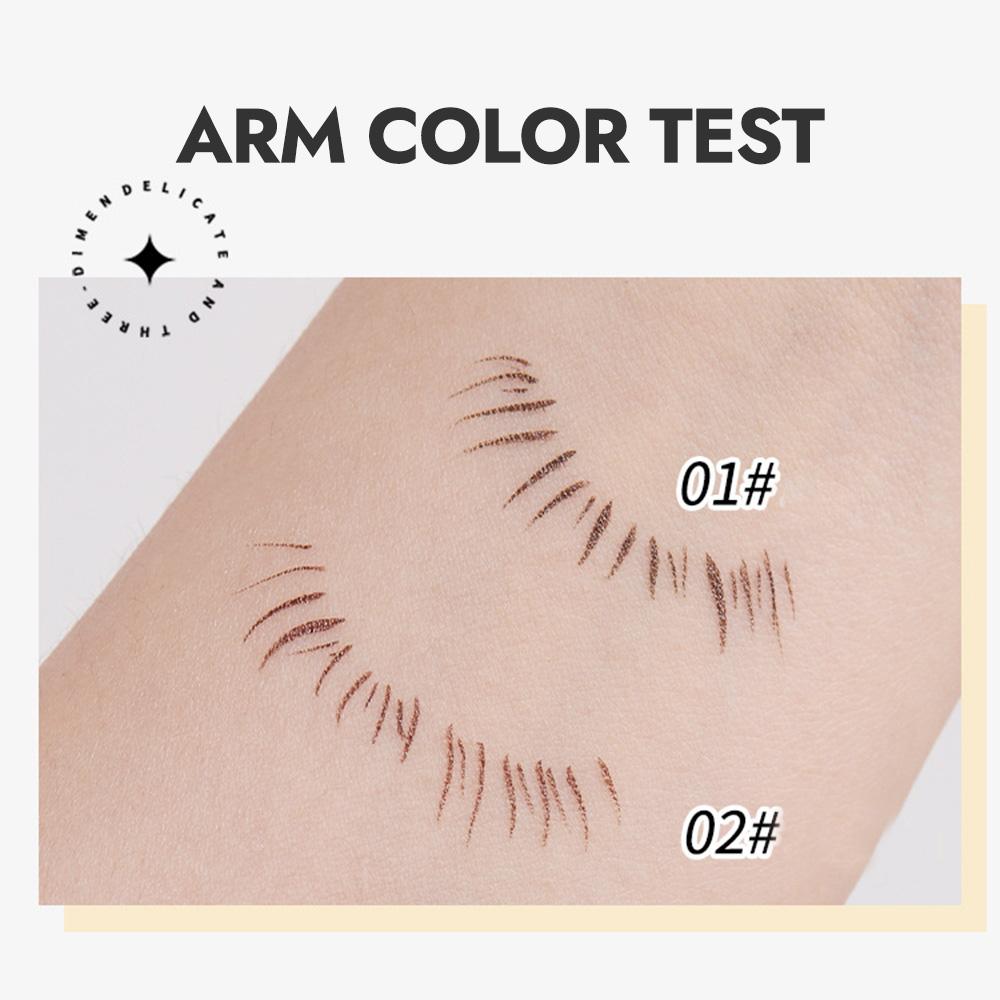 GECOMO 0,05 mm Ultrafeiner Unterwimpernstift, Präzise Kontrolle Augen-Make-up, Doppelseitiger Eyeliner-Wimpernstift