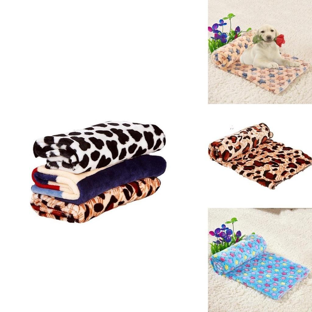 Manta Suave y Acogedora de Lana Coral para Mascotas, Perros y Gatos, para Otoño e Invierno