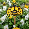 Gardening Decorations for Balcony Insect Water Feeder, Bee Dish, Garden Pollinator Drinking Bowl, Friendly Decor or Ladybug Shape Cup Yard Bees