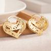 Bohemian Fine Lace Women's Earrings - Ethnic Hollow Flower Hollow Pendant Earrings, Suitable for Daily, Party, and Vacation Wear